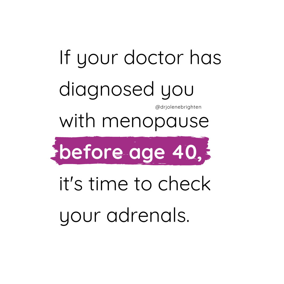 Addison’s disease quote menopause