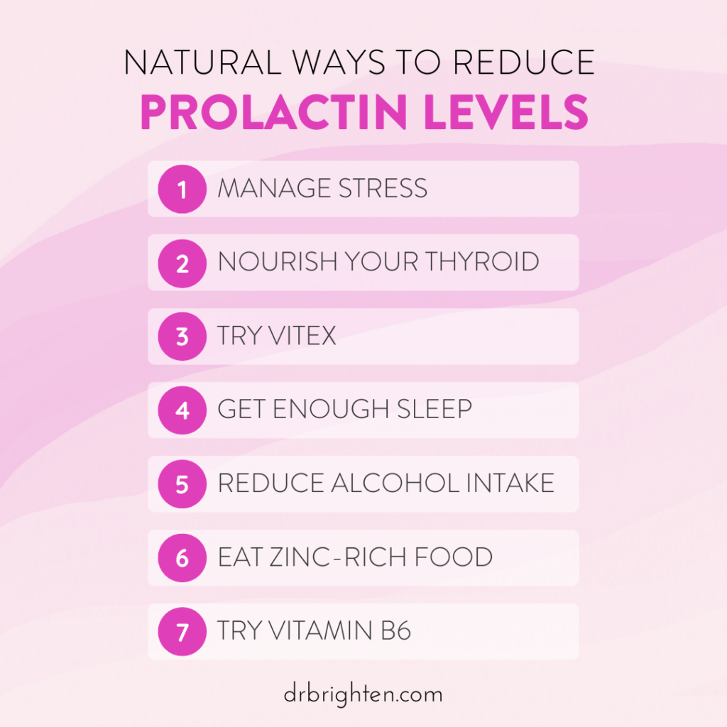 Natural Ways to Reduce Prolactin Levels