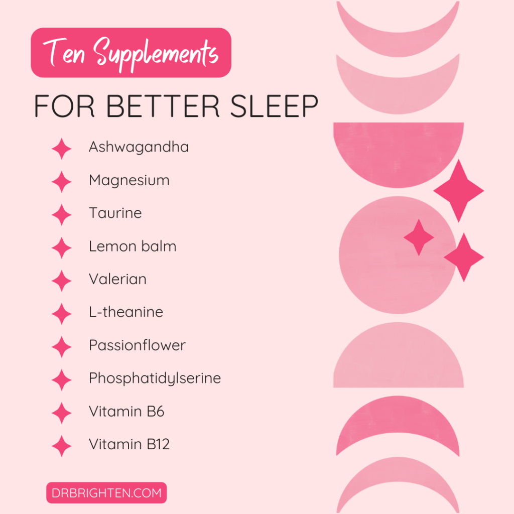 10 sleep supplements