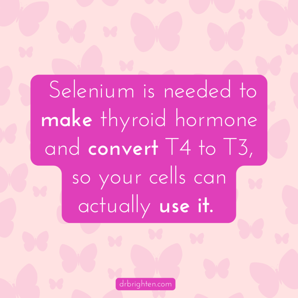Selenium is essential for production of thyroid hormones