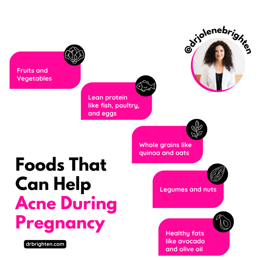 Foods to help Acne During Pregnancy