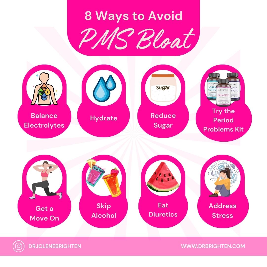 8 Ways to Avoid PMS Bloat