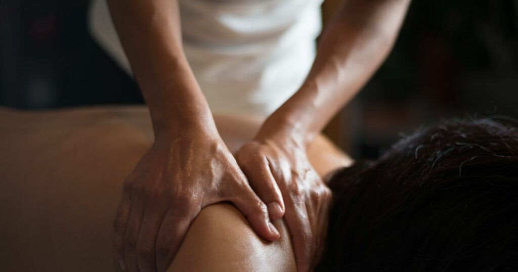 massaging the vagus nerve