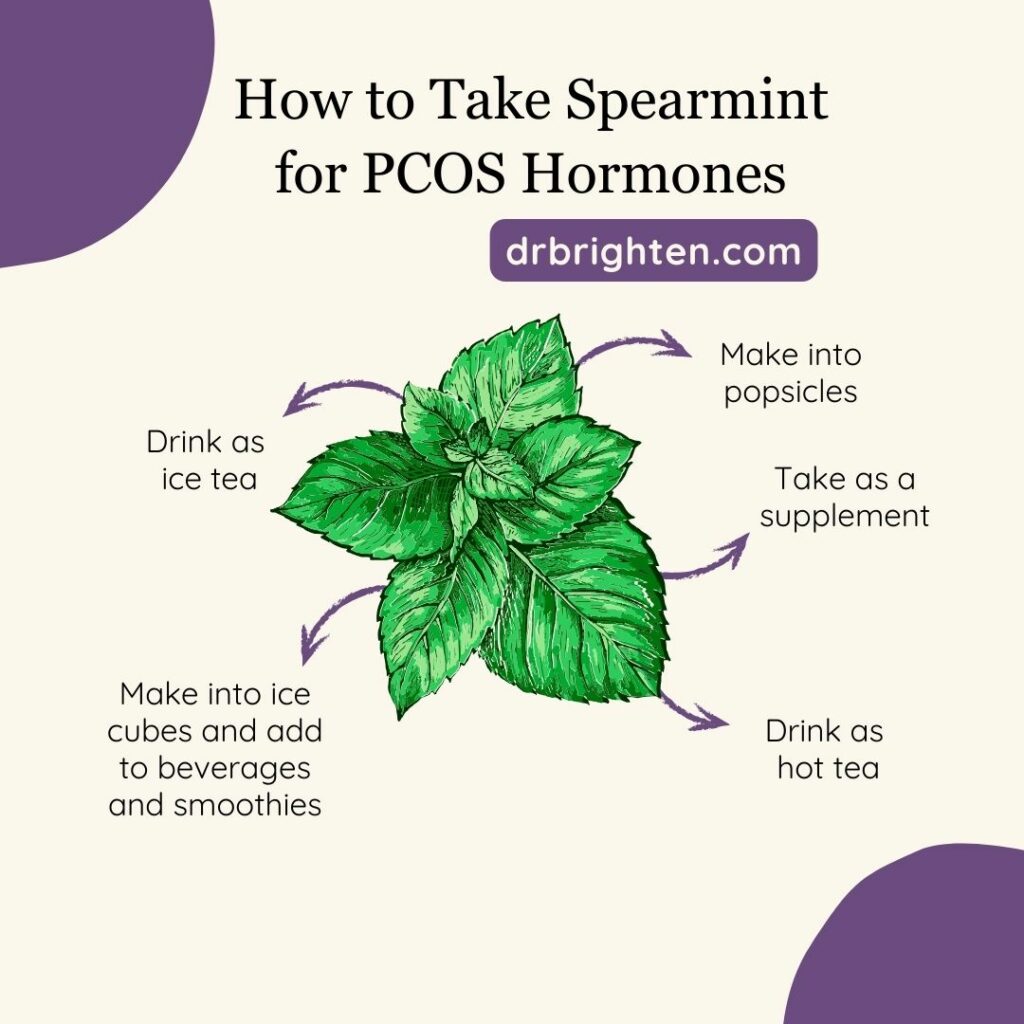 spearmint tea for pcos